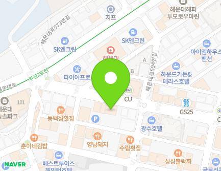 16 Haeun-daero 570beon-gil, Haeundae-gu, Busan, Republic of Korea Map