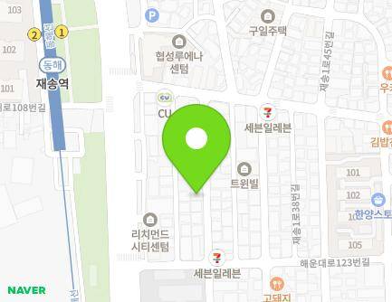 22 Jaesong 1-ro 20beon-gil, Haeundae-gu, Busan, Republic of Korea Map