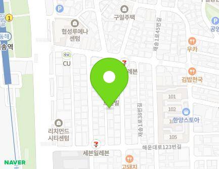 21 Jaesong 1-ro 26beon-gil, Haeundae-gu, Busan, Republic of Korea Map