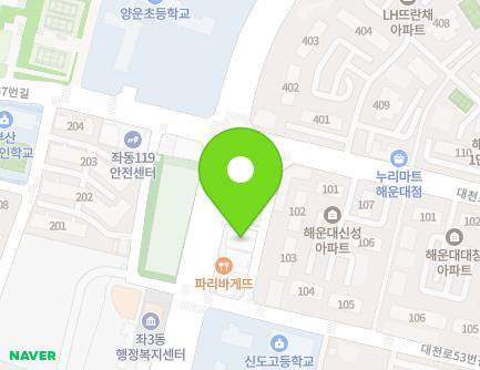 74 Jwadongsunhwan-ro, Haeundae-gu, Busan, Republic of Korea Map