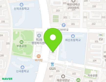 307-1 Jwadongsunhwan-ro, Haeundae-gu, Busan, Republic of Korea Map
