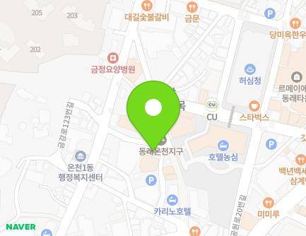 23-17 Geumgang-ro 124beon-gil, Dongnae-gu, Busan, Republic of Korea Map