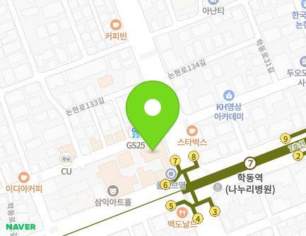 703 Nonhyeon-ro, Gangnam-gu, Seoul, Republic of Korea Map