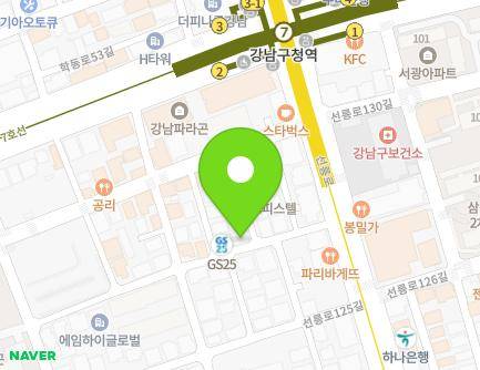 10 Seolleung-ro 127-gil, Gangnam-gu, Seoul, Republic of Korea Map