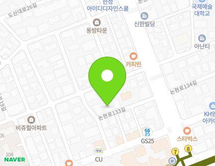 12 Nonhyeon-ro 133-gil, Gangnam-gu, Seoul, Republic of Korea Map