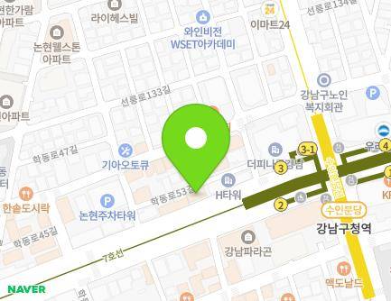 335 Hakdong-ro, Gangnam-gu, Seoul, Republic of Korea Map