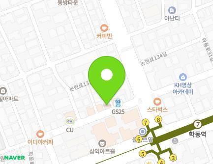 8 Nonhyeon-ro 131-gil, Gangnam-gu, Seoul, Republic of Korea Map