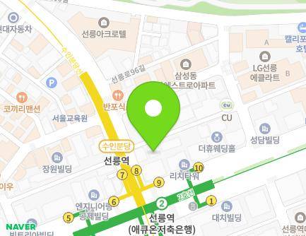 6 Seolleung-ro 92-gil, Gangnam-gu, Seoul, Republic of Korea Map