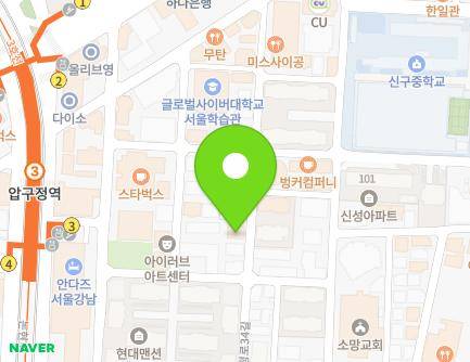 34 Apgujeong-ro 34-gil, Gangnam-gu, Seoul, Republic of Korea Map