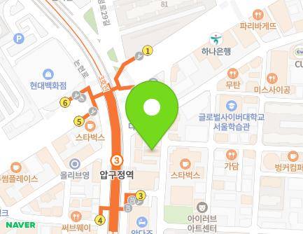 16 Apgujeong-ro 30-gil, Gangnam-gu, Seoul, Republic of Korea Map