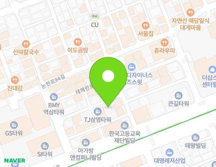 8-14 Teheran-ro 27-gil, Gangnam-gu, Seoul, Republic of Korea Map