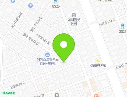 16 Nonhyeon-ro 99-gil, Gangnam-gu, Seoul, Republic of Korea Map