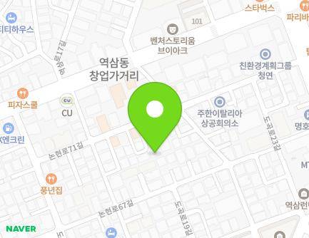 29-7 Nonhyeon-ro 71-gil, Gangnam-gu, Seoul, Republic of Korea Map