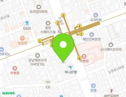565 Nonhyeon-ro, Gangnam-gu, Seoul, Republic of Korea Map