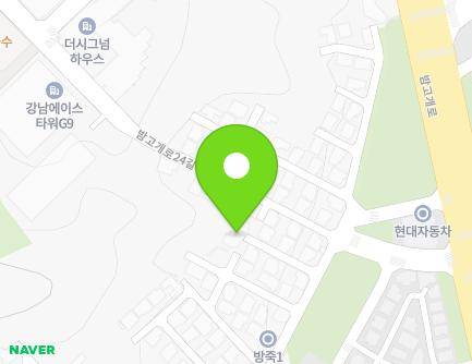 44-9 Bamgogae-ro 24-gil, Gangnam-gu, Seoul, Republic of Korea Map