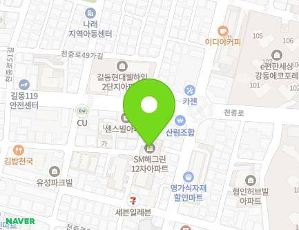 13 Cheonjung-ro 56-gil, Gangdong-gu, Seoul, Republic of Korea Map