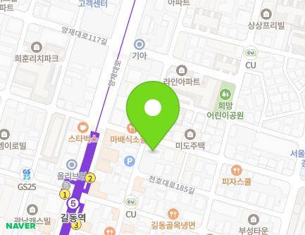 16 Yangjae-daero 116-gil, Gangdong-gu, Seoul, Republic of Korea Map