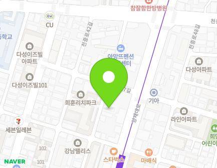 33 Cheonjung-ro 44-gil, Gangdong-gu, Seoul, Republic of Korea Map