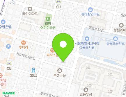 73-8 Cheonho-daero 187-gil, Gangdong-gu, Seoul, Republic of Korea Map