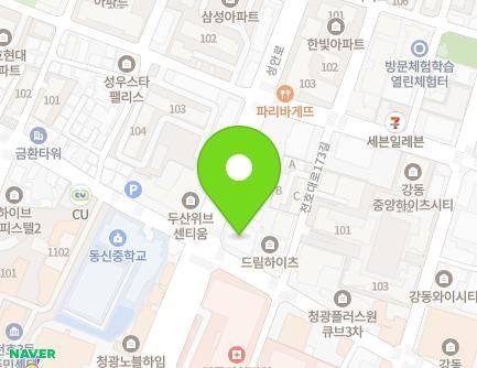 156 Seongan-ro, Gangdong-gu, Seoul, Republic of Korea Map