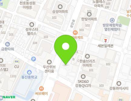 158 Seongan-ro, Gangdong-gu, Seoul, Republic of Korea Map