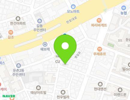 157-14 Myeongil-ro, Gangdong-gu, Seoul, Republic of Korea Map