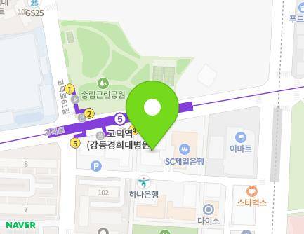 262 Godeok-ro, Gangdong-gu, Seoul, Republic of Korea Map