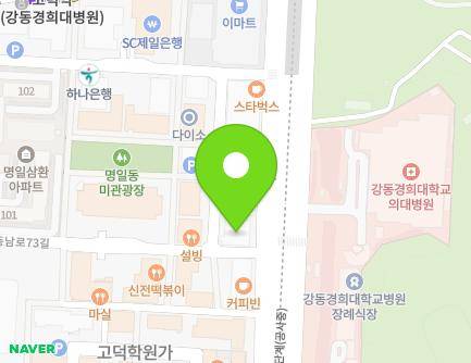 889 Dongnam-ro, Gangdong-gu, Seoul, Republic of Korea Map