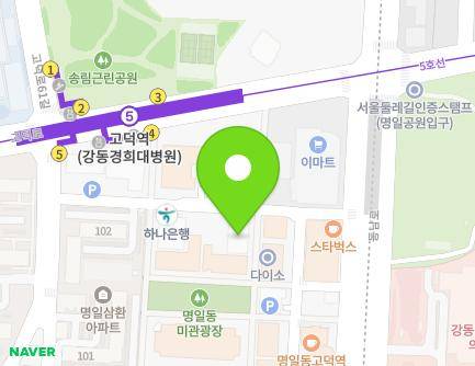 19 Dongnam-ro 75-gil, Gangdong-gu, Seoul, Republic of Korea Map