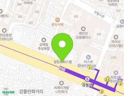 1073-1 Cheonho-daero, Gangdong-gu, Seoul, Republic of Korea Map