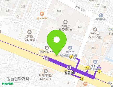 1077-1 Cheonho-daero, Gangdong-gu, Seoul, Republic of Korea Map