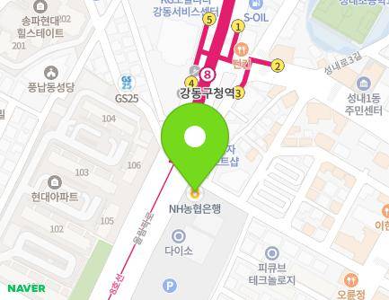 528 Olympic-ro, Gangdong-gu, Seoul, Republic of Korea Map