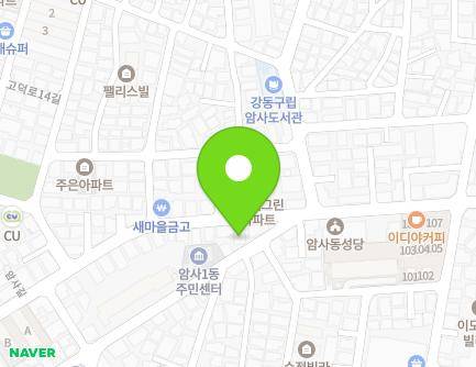 34-1 Amsa-gil, Gangdong-gu, Seoul, Republic of Korea Map