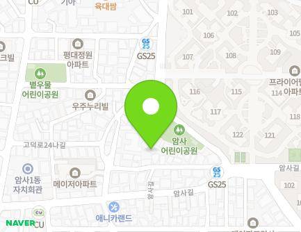 52-17 Godeok-ro 28-gil, Gangdong-gu, Seoul, Republic of Korea Map