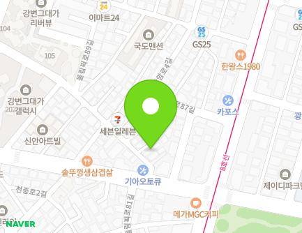 8 Cheonjung-ro 5-gil, Gangdong-gu, Seoul, Republic of Korea Map
