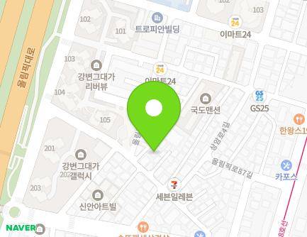 27-23 Olympic-ro 89-gil, Gangdong-gu, Seoul, Republic of Korea Map