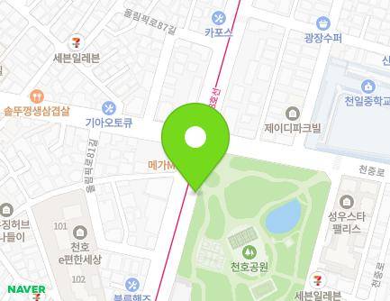 714 Olympic-ro, Gangdong-gu, Seoul, Republic of Korea Map