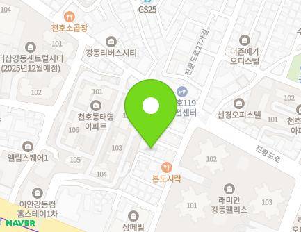 21-8 Cheonho-daero 163-gil, Gangdong-gu, Seoul, Republic of Korea Map