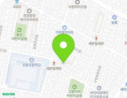 28-12 Gucheonmyeon-ro 39-gil, Gangdong-gu, Seoul, Republic of Korea Map