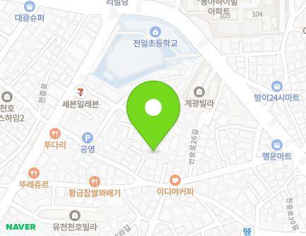 23-6 Gucheonmyeon-ro 36-gil, Gangdong-gu, Seoul, Republic of Korea Map