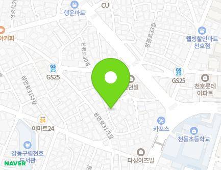17 Cheonjung-ro 34-gil, Gangdong-gu, Seoul, Republic of Korea Map