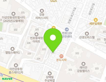 21-7 Cheonho-daero 163-gil, Gangdong-gu, Seoul, Republic of Korea Map
