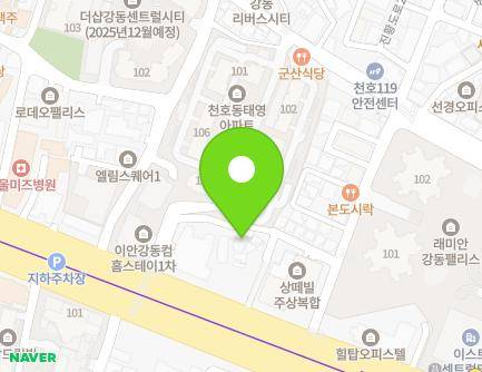 15-15 Cheonho-daero 163-gil, Gangdong-gu, Seoul, Republic of Korea Map