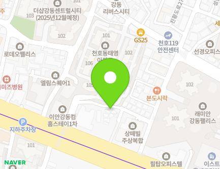 15-13 Cheonho-daero 163-gil, Gangdong-gu, Seoul, Republic of Korea Map