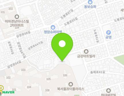 31 Samyang-ro 58ga-gil, Gangbuk-gu, Seoul, Republic of Korea Map