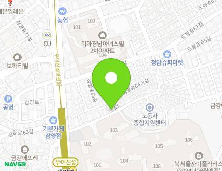 17 Samyang-ro 64-gil, Gangbuk-gu, Seoul, Republic of Korea Map