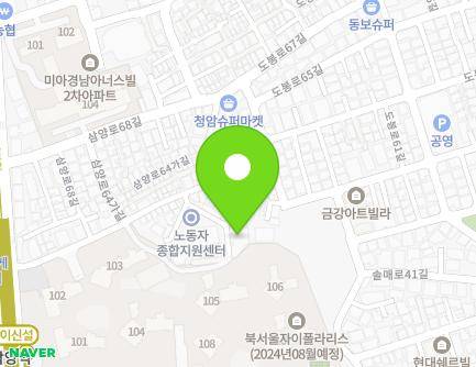 23-8 Samyang-ro 58ga-gil, Gangbuk-gu, Seoul, Republic of Korea Map