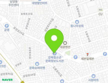 68 Samyang-ro 54-gil, Gangbuk-gu, Seoul, Republic of Korea Map