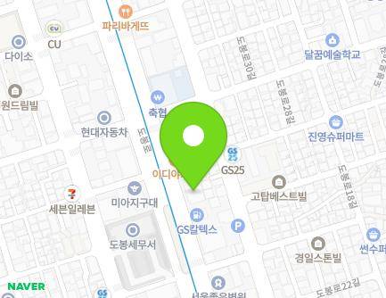 124 Dobong-ro, Gangbuk-gu, Seoul, Republic of Korea Map