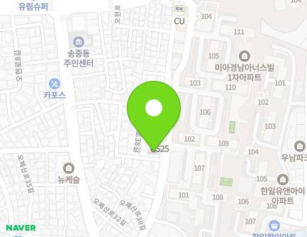 37 Opaesan-ro 30-gil, Gangbuk-gu, Seoul, Republic of Korea Map